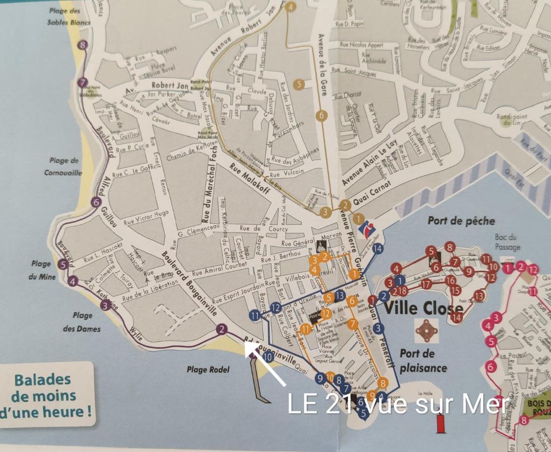 Le 21 Vue Sur Mer Concarneau Luaran gambar
